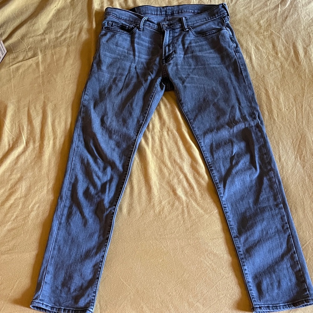 Abercrombie & Fitch Men's Grey Skinny Jeans